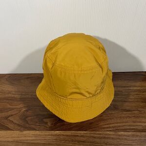 Zara Water Repellent Bucket Hat Yellow Women's Size Medium